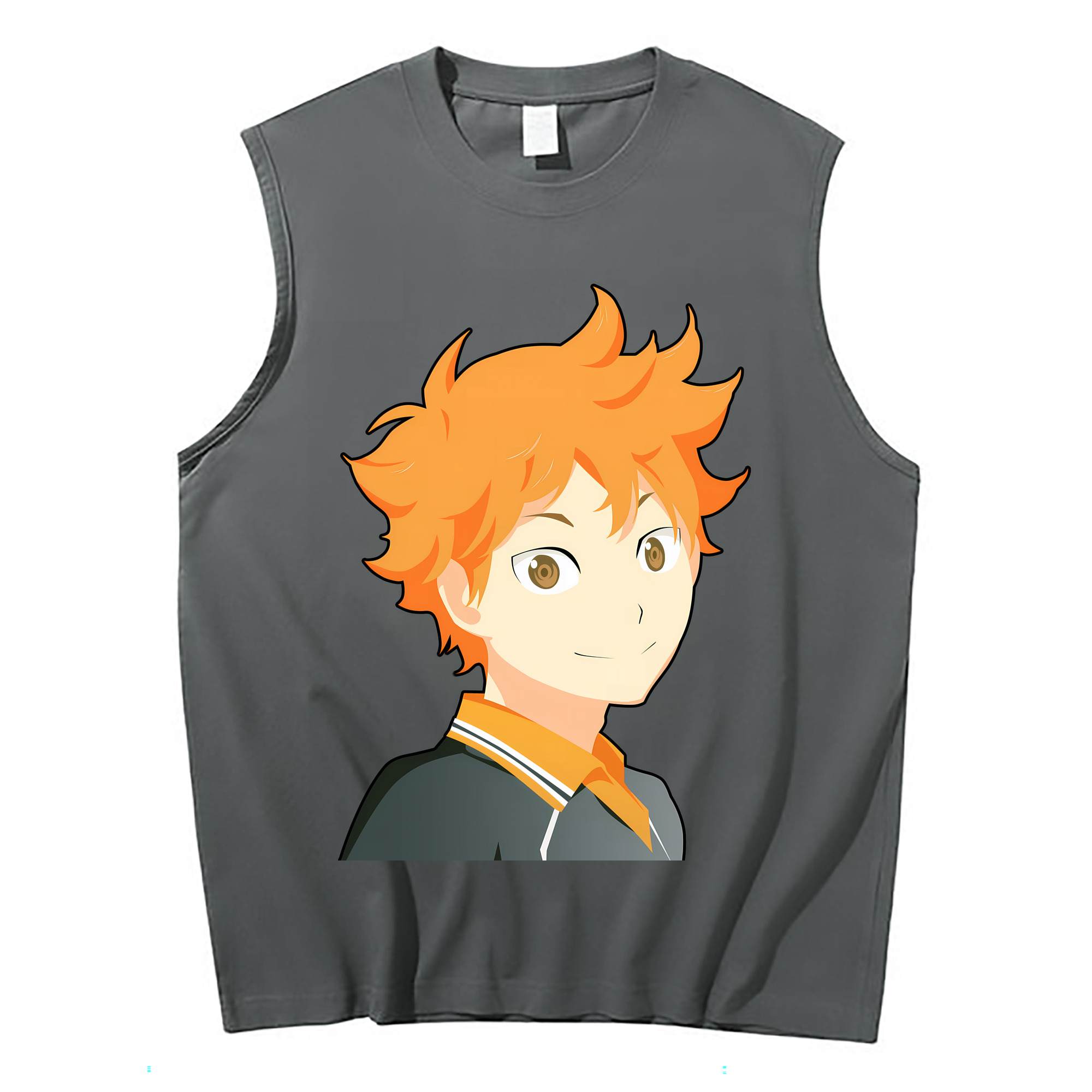 （画像用） ハイキュー!! Haikyu!! コットン100％タンクトップ（フロントプリント）